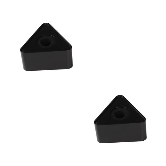 Qiysamall 1.54 Inch Mic Logo Flag Blackl Interview Cube Shaped Station Stand The Sign 2 Pieces