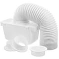 Qiysamall 1 Set Indoor Dryer Vent Kit Dryer Connector Replacement Vent