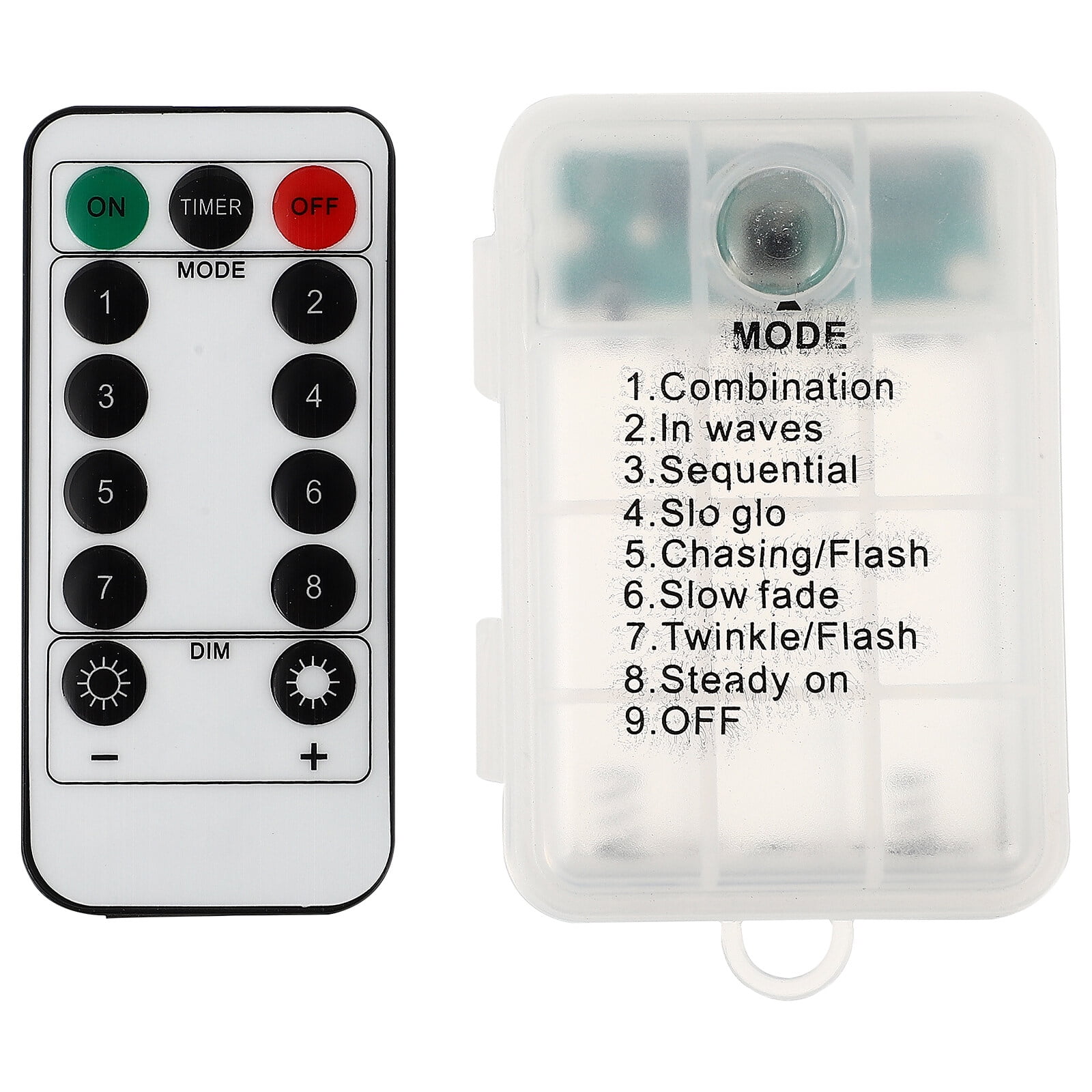Qiysamall 1 Set Multimode USB String Lamp Battery Box Accessory USB