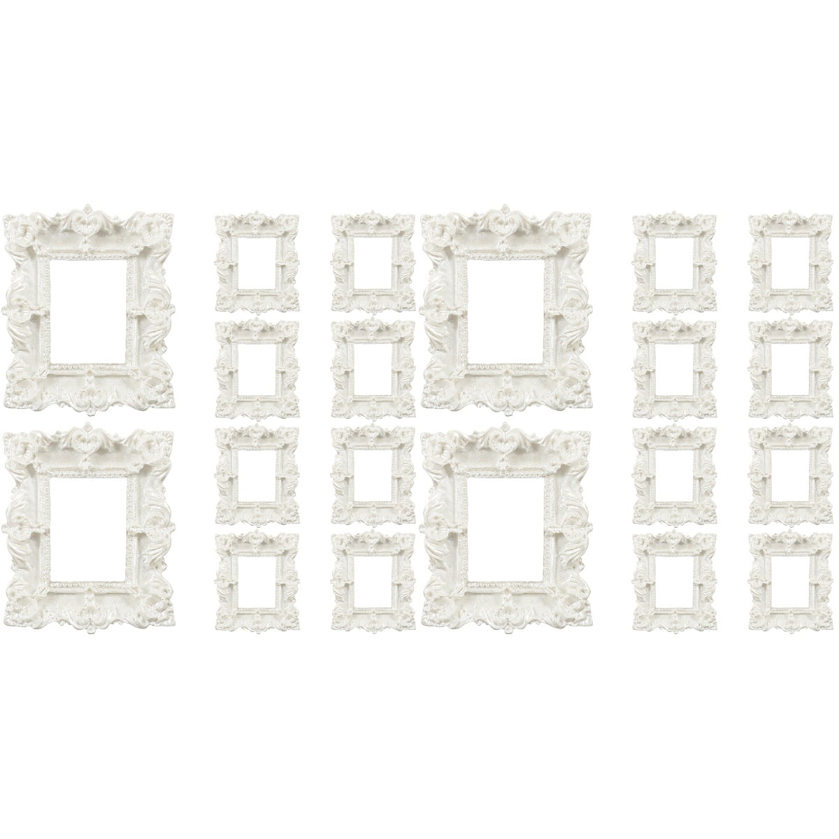 Qiysamall 20 Pcs Mini Photo Frames Photo Picture Display Frames ...