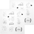 thumbnail image 1 of Qiysamall 2pcs Easter Bunny Clear Stamps for Card Making, Scrapbooking, Decoration Supplies, 1 of 8