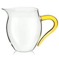 thumbnail image 1 of Qiysamall 300ml Small Glass Pitcher Creamer Jug Frother Cup for Tea Coffee, 1 of 10