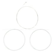 Qiysamall 3-Pack Professional Nylon Balalaika Strings Replacement Set for Balalaika Instrument with Tone
