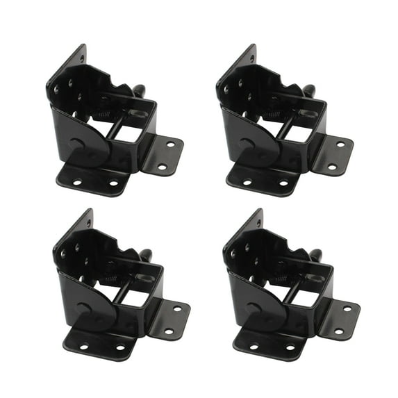 Qiysamall 4- Angle Support Brackets for Folding Table and Chair Legs, Hinges Hardware Tool