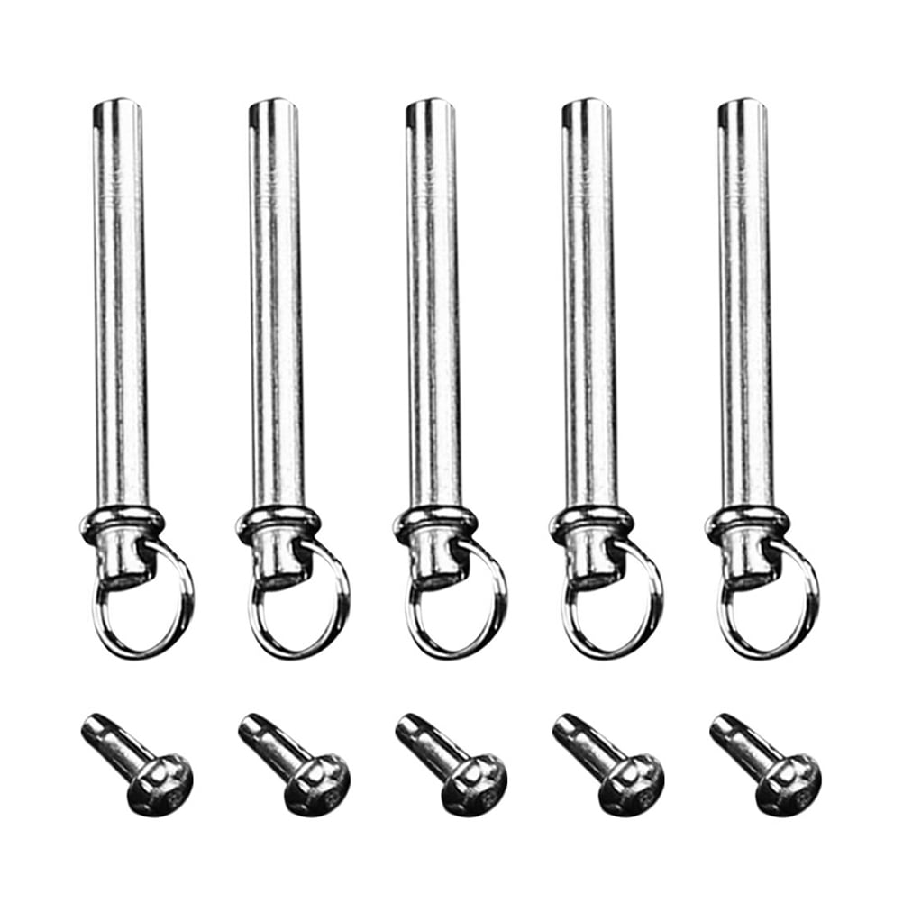 Qiysamall 5 sets of Handheld Fan Shaft Replacement Folding Fan