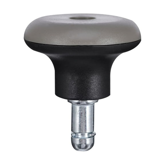 Qiysamall 5Pcs PU Chair Bell Glides Replacement Carpet Chair Casters OOffice Chair or Stool Swivel Caster Wheels to Fixed Stationary Castors Black