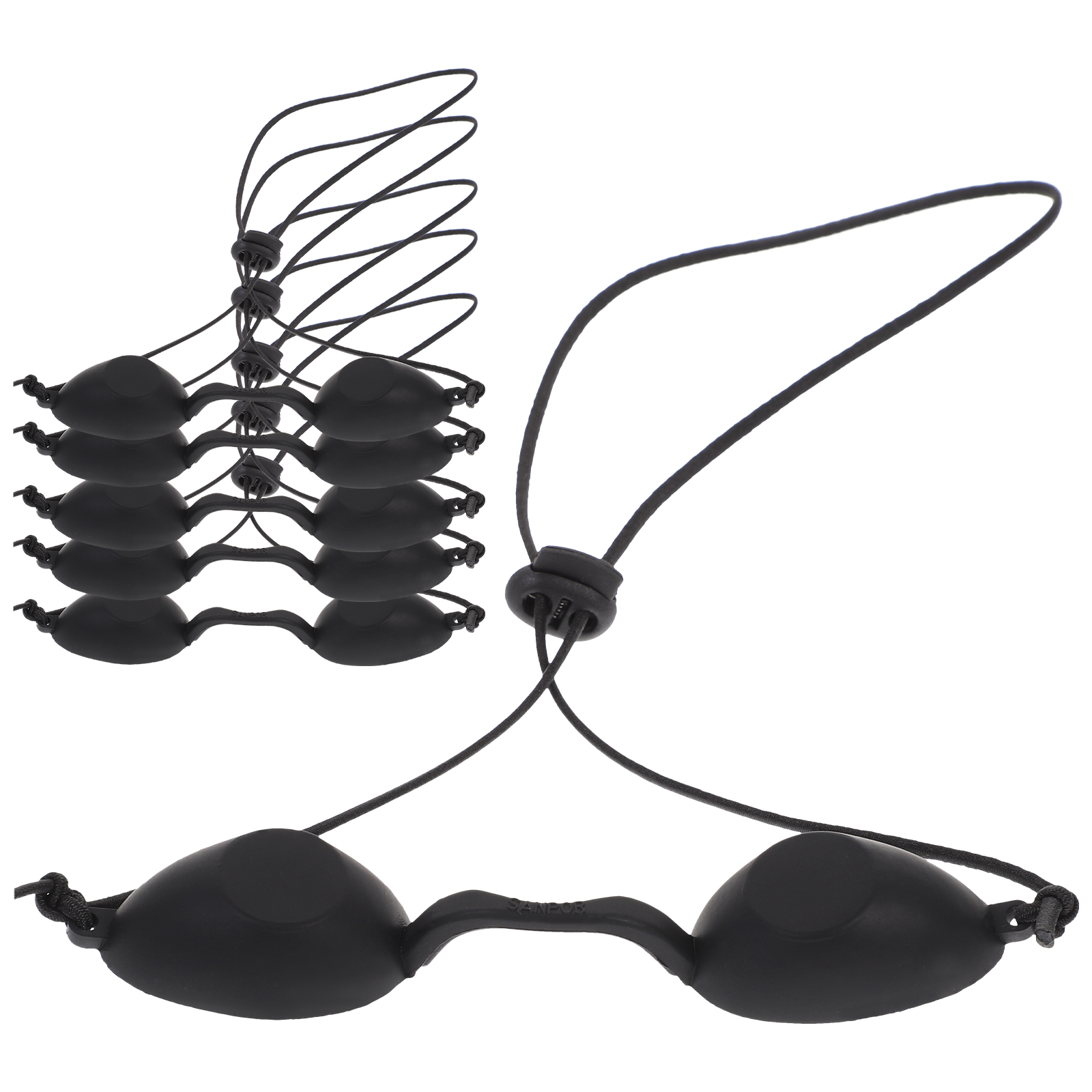 Qiysamall 6PCS Safety Goggles Eye Patch Light Eye Protect Eyepatch for