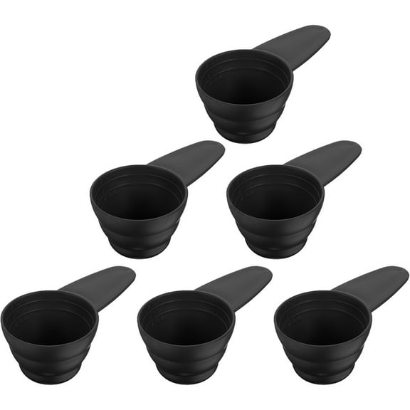 Qiysamall 6Pcs Coffee Powder Spoon Practical Measure Spoon Coffee Bean Scoop for Kitchen Restaurant