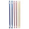 thumbnail image 1 of KALLORY  Crochet Needles for Yarn Assorted Colors Handmade Crafts 6 Pieces, 1 of 10