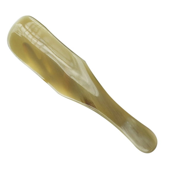 Masteelf Portable Shoehorn with Smooth for Easy Shoe Wearing, Khaki Synthetic Material, Lightweight and Travel Friendly