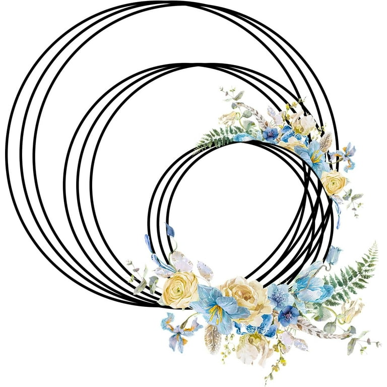 Large metal hoops for crafts deals