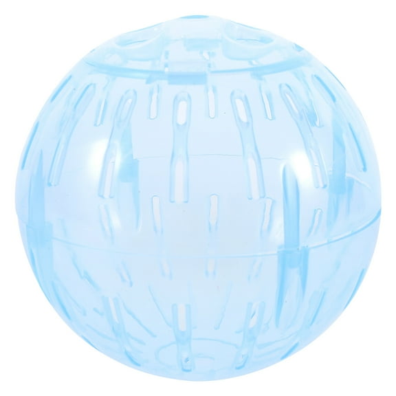 WRITWAA Transparent Sky Blue Hamster Exercise Ball for Small Animals with Portable Design