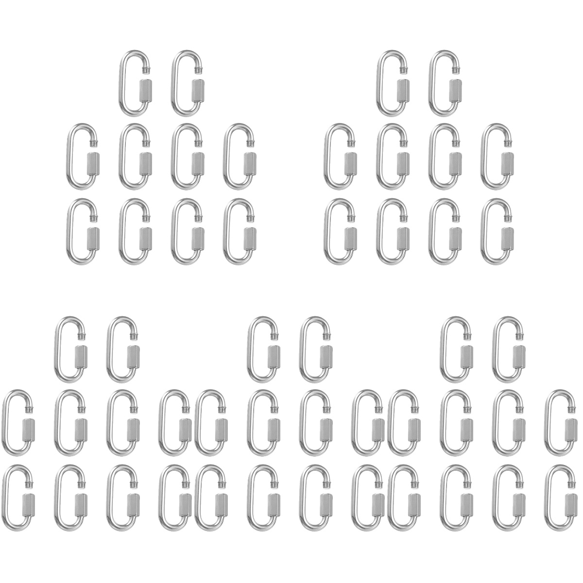 Qiysamall Connecting Ring Carabiner Thread Chains Outdoor Gear Large ...