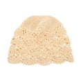 thumbnail image 1 of Qiysamall Lightweight Crochet Beanie Hat with Hollow Out Design, Breathable Turban Cap for Stylish and Comfortable Headwear, 1 of 10