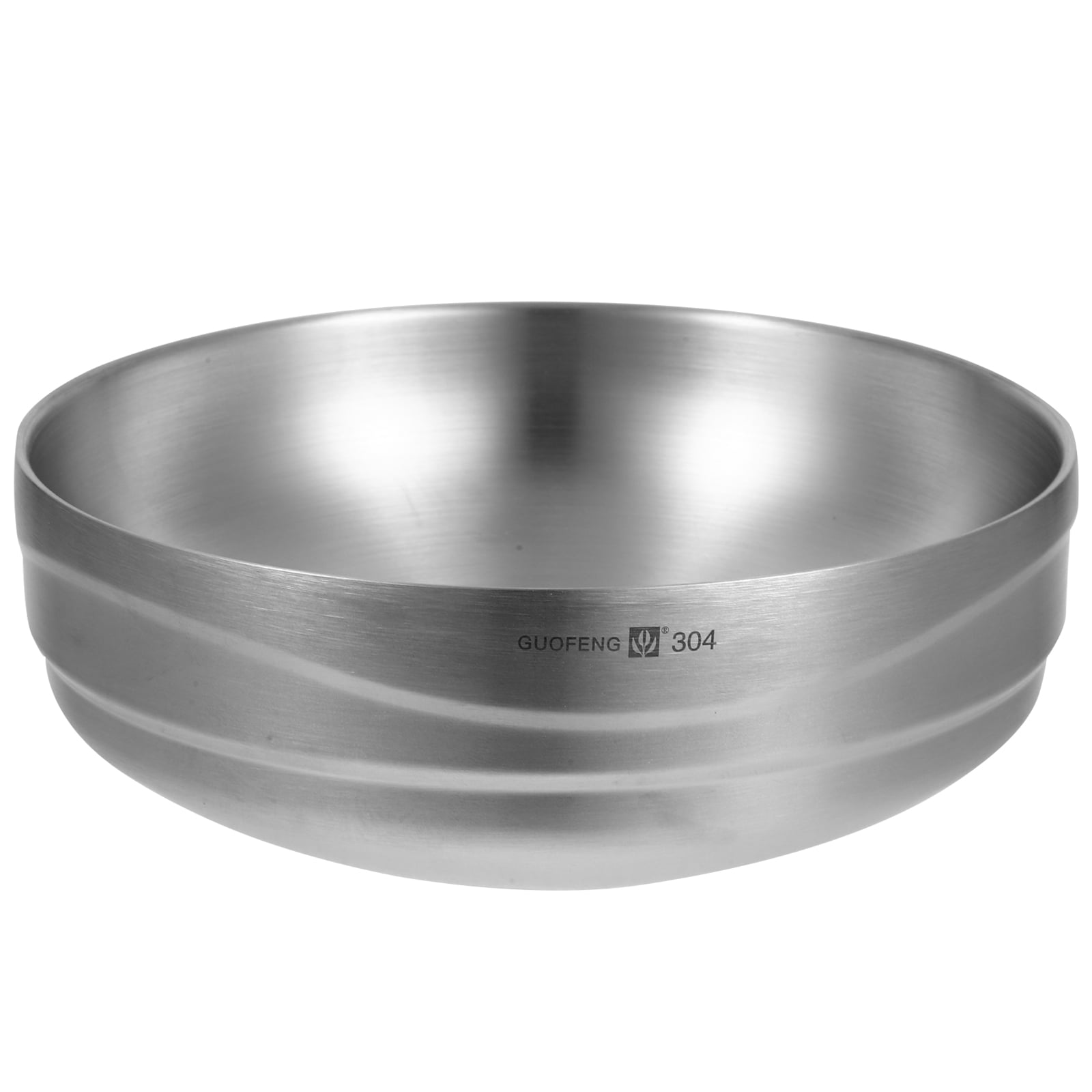 Qiysamall Stainless Steel Bowls Double- layer Soup Bowls Ramen Bowls ...