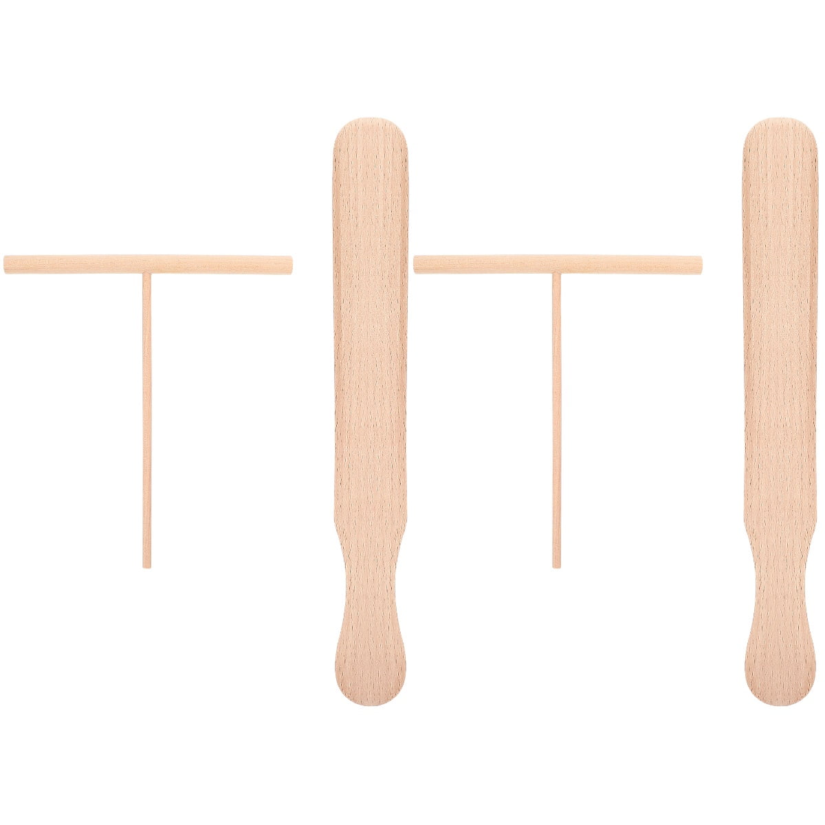 Qiysamall Tortillera Pancakes Wood Utensils Spatulas for Kitchen Use ...