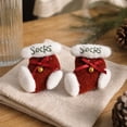thumbnail image 1 of Qjidjing 2Pcs Christmas Stocking Hanging Ornaments, Xmas Pendant Accessories, for Christmas Tree, Home Wall, Holiday Party Decor, 1 of 7