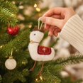thumbnail image 1 of Qjidjing 2Pcs Christmas Tree Ornaments, Xmas Hanging Pendants, Festive Hanging Accessory, for Christmas Tree, Home Wall, Holiday Party Decor, 1 of 5