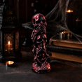 thumbnail image 1 of Qjidjing Halloween Skeleton Figurine, Desktop Ornament, 12cm Resin Plastic Build, Three Skeleton Set, Tabletop Display, Mantel Shelf, Spooky Indoor Decor, 1 of 7