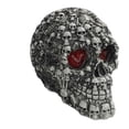 thumbnail image 1 of Qjidjing Halloween Skull Prop, Glowing Skull Ornament, Dress Up Accessory, Indoor Party, Themed Event, Holiday Scene Layout, 1 of 8