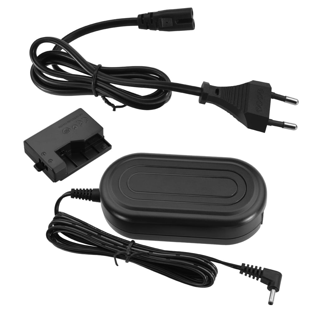 ENJOY-UNIQUE ACK-E10 Adaptateur Secteur + Coupleur DR-E10 Pour Canon EOS Rebel T3 T5 T6 T7