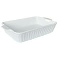 thumbnail image 1 of Qlans Casserole Dish, 9x13 Ceramic Baking Dish, Large Lasagna Pan Deep for Oven, 4.2 Quarts Baking Pan with Handles, For baking cake in the kitchen,Mother's Day Gifts, White, 1 of 7