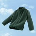 thumbnail image 1 of Qlbmong Baby Boy Girl Clothes Long Sleeve High Neck Loose Comfy Fleece Blouses Unisex Fall Winter Jackets, 1 of 8