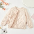 thumbnail image 1 of Qlbmong Winter Baby Boy Girl Clothes Warm Long Sleeve Button up Round Neck Blouses Hoodless Unisex Jackets, 1 of 5