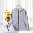 thumbnail image 1 of Qlbmong Workout Baby Boy Girl Clothes Breathable Zipper Hoodies Sun Protection Summer Jackets with Pockets, 1 of 5