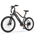 thumbnail image 1 of Qlife Cityone SO Electric Bike for Adults 26" Ebike,Built-in Removable Battery, Peak 1200W Motor Ebikes with 21 Speed Carbon Steel Mountain Bicycle Black, 1 of 7