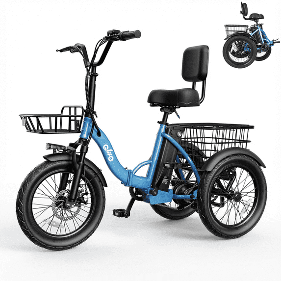 Qlife Electric Tricycle for Adults, 18