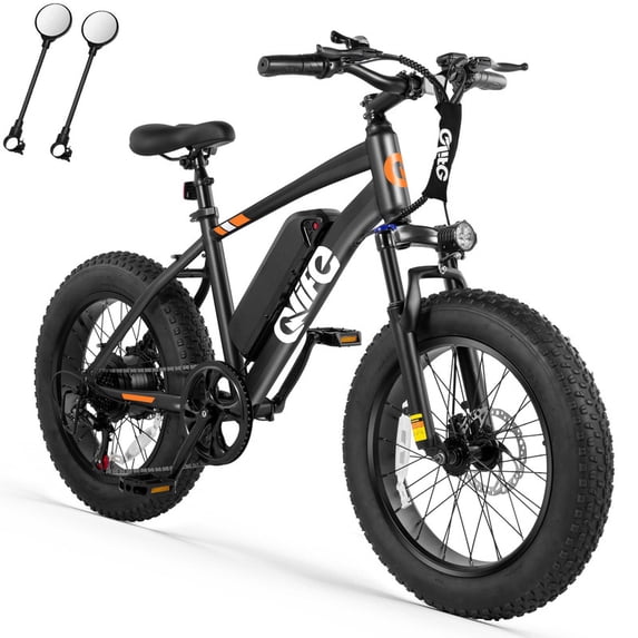Qlife Racer Qlife Racer Fat Tire Electric Bicycle for Adults, Over 20MPH Mountain ...
