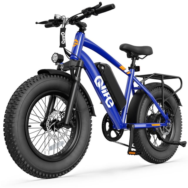 Step Moror Qlife Racer Fat Tire Electric Bike For Adults, Max 28MPH Mountain Ebike ...