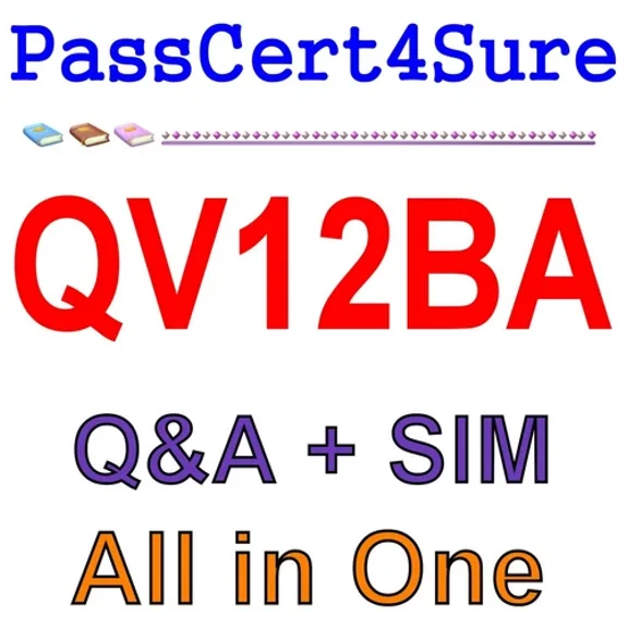 Qlikview 12 Business Analyst Certification Qv12Ba Exam Q&A+Sim