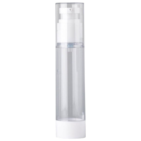 Qliuoazw 5-style Transparent Airless Lotion Pump Bottles, Refillable Travel Vacuum Bottles Made Of Plastic For Lotion, Perfume, Oil, Foundation, Liquid Toner