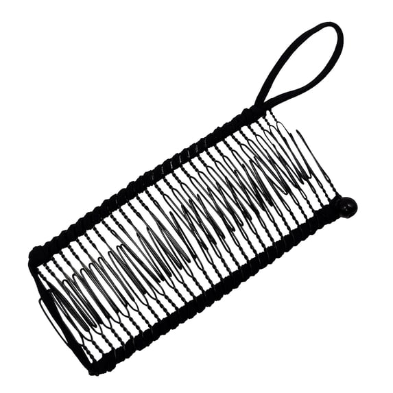 Qliuoazw Anti-Slip Hair Clip Banana Hair Clip Elastic Hair Accessory 30 Teeth Banana Comb Hair Clip For Thick Wavy Natural Curls