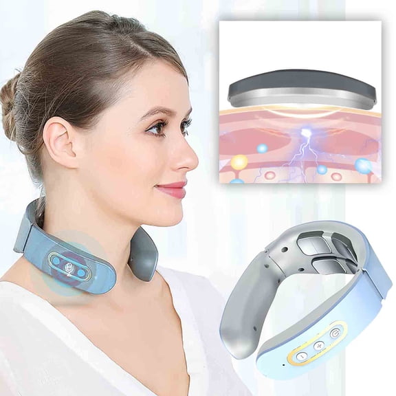 Qliuoazw Cervical Vertebra Instrument Charging Neck Protector Heating Neck And Shoulder