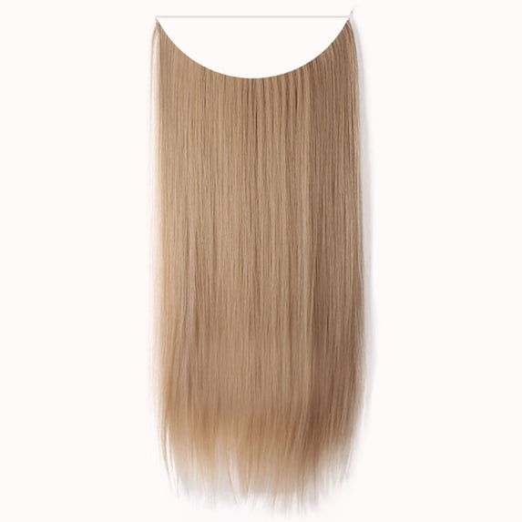 Qliuoazw Fashion Thick Clip in Hair extensions Straight Curls Full Hairpiece Clip