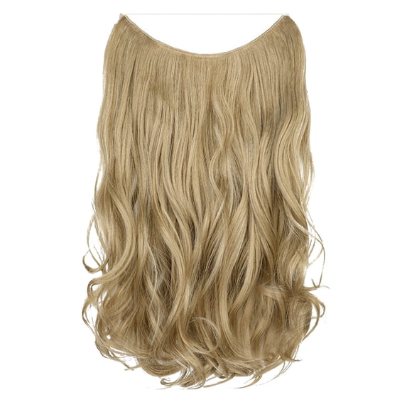 Qliuoazw Fashionable Wig Women's Long Curly Hair Is Big, Natural One-piece Hairpiece With Fishline Hairpiece Extension