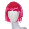 thumbnail image 1 of Qliuoazw Masquerade Small Roll Short Straight Hair Wig, 1 of 3