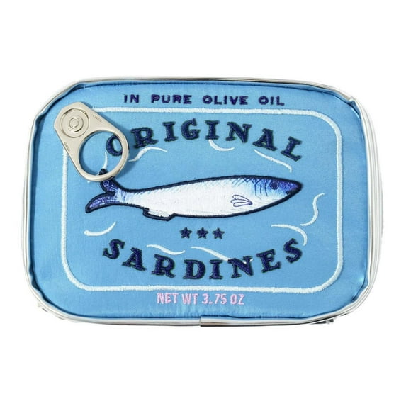 Qliuoazw Sardine Can Cosmetic Bag Bag Canned Sardines Makeup Bag
