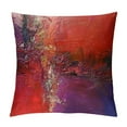 Qlloopoed Red Black Blue Decorative Pillow Covers , Black and Red