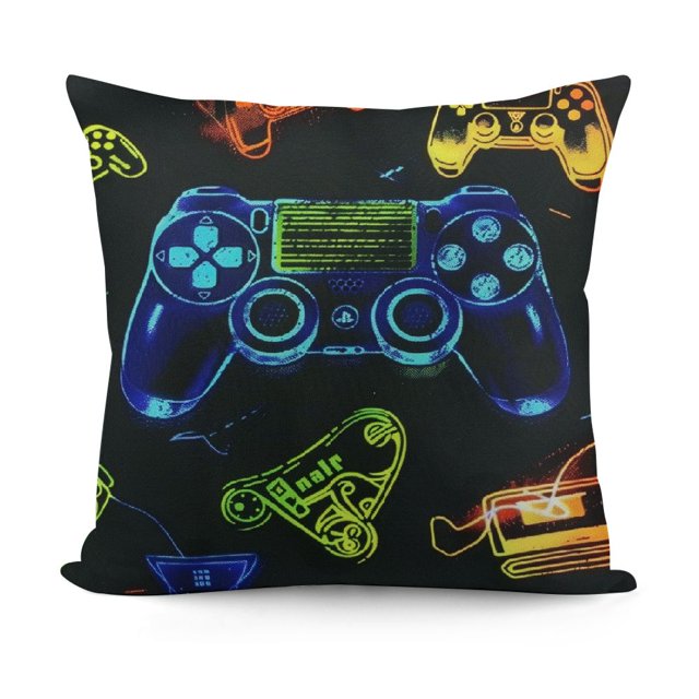 Qlo0ole Throw Pillow Covers Soft Video Game Pillow Cases Cushion Covers