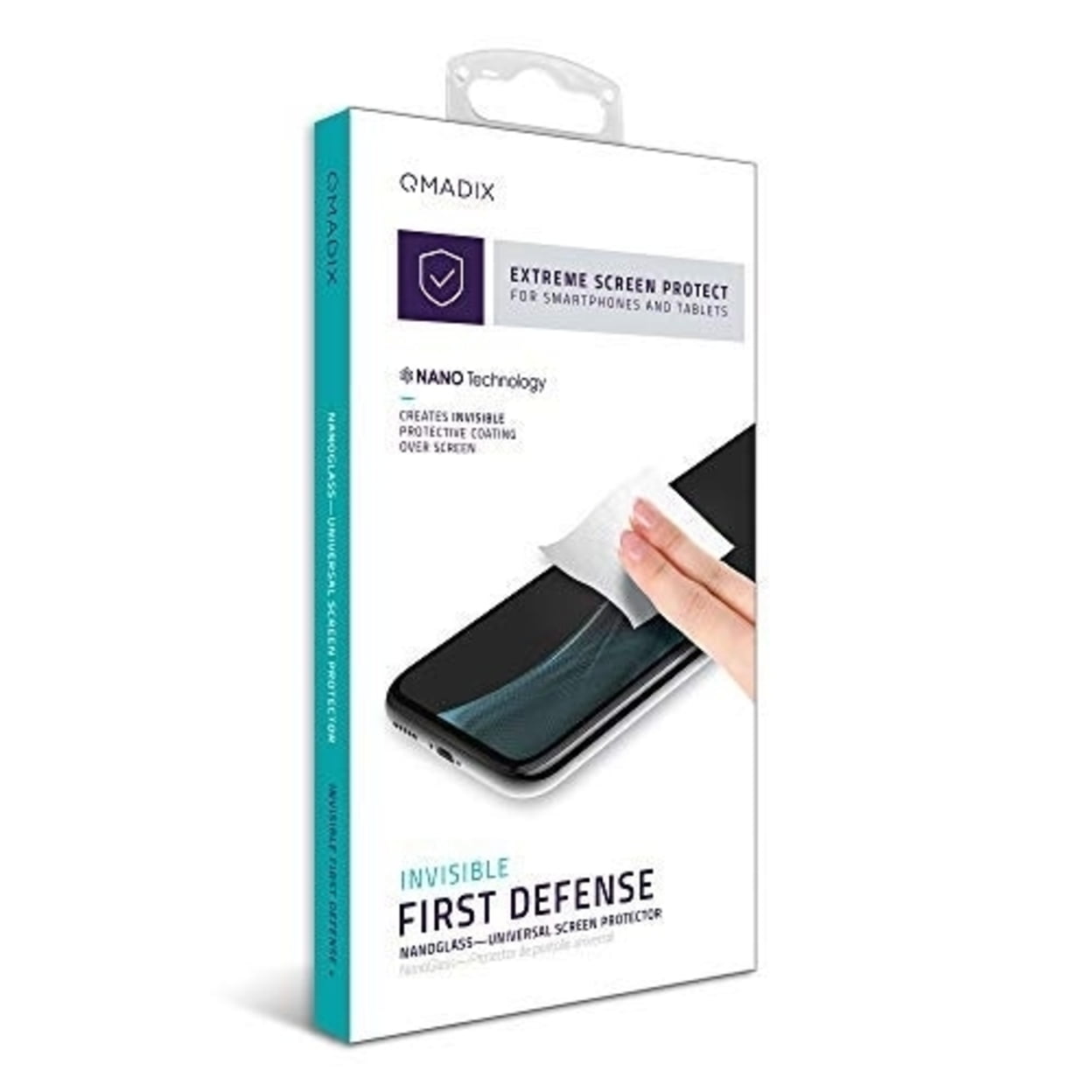 Qmadix Liquid Glass Screen ProtectorInvisible FirstDefense+ Liquid