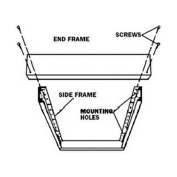Qmark Marley QSF2424 Surface Mount Frame