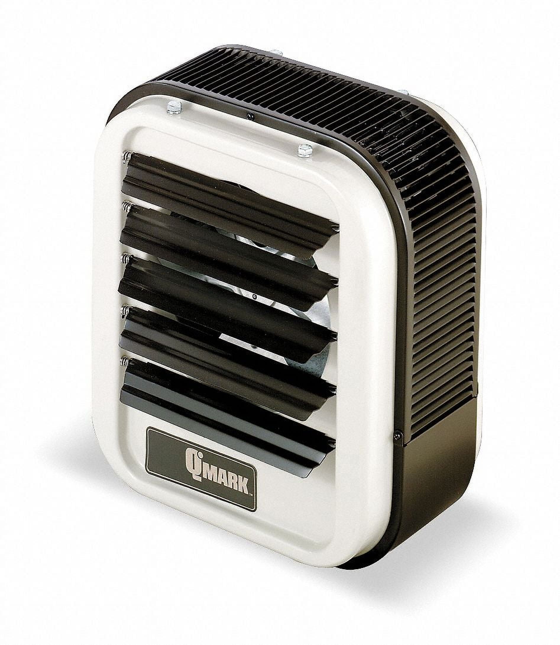 Beige Forced Air Wall and Ceiling Heater with Thermostat