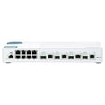thumbnail image 1 of Qnap QSW-M408-4C-US Web Managed Entry-level 10GbE Layer 2 Web Managed Switch for SMB Network Deployment, 1 of 4
