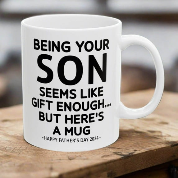 Qnjujn 11oz Funny Ceramic Coffee Mug - Unique Spelling Design, Microwave & Dishwasher Safe, Gift for Men, Women, Coworkers, Christmas, Birthday