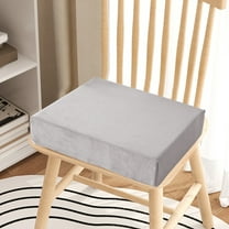 Qnjujn 16 x 16 Inch Recliner Cushions, Thicken Memory Foam Seat Cushion, Square Chair Cushions Non Slip Pads for Recliners, Armchairs, Relief and Comfort Gray