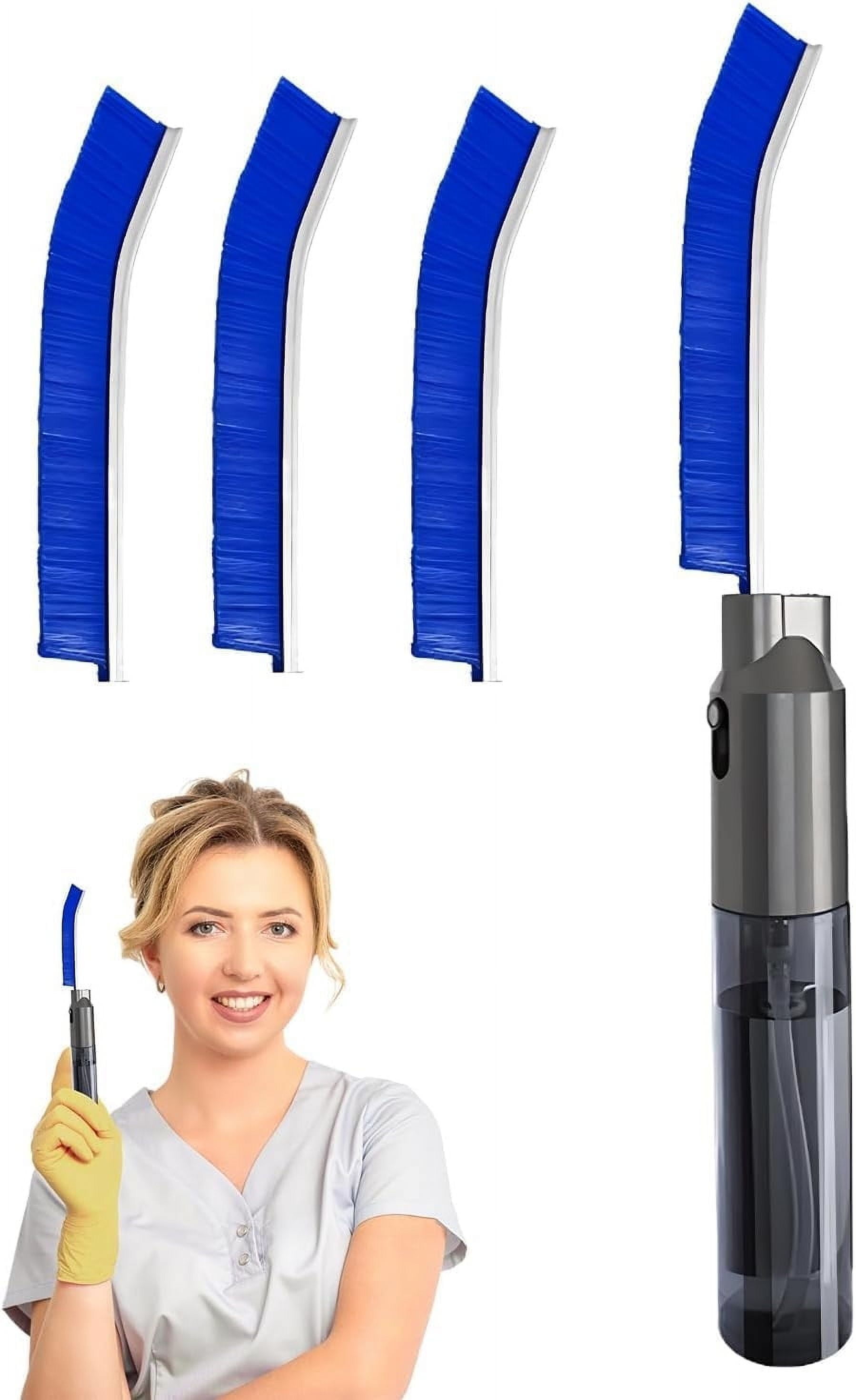Shower Squeegee & Glass Window Brush 2 In 1, 2pack 360° Rotation - View #8